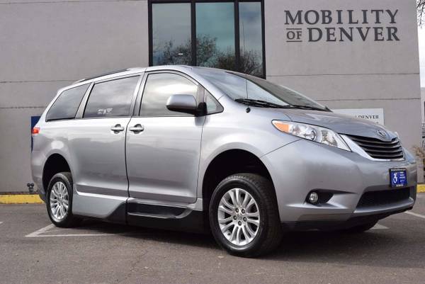 2012 *Toyota* *Sienna* *XLE* SILVER - cars & trucks - by dealer -... for sale in Denver, NM – photo 2