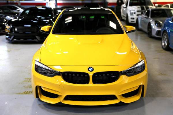 2018 BMW M3 Competition Package Individual Color Speed Yellow for sale in STATEN ISLAND, NY – photo 3
