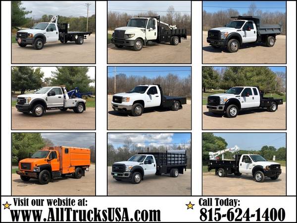 FLATBED & STAKE SIDE TRUCKS CAB AND CHASSIS DUMP TRUCK 4X4 Gas for sale in Bloomington, IN
