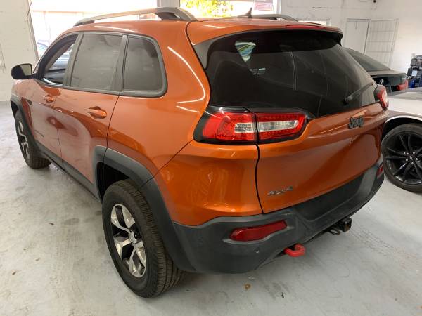 2014 jeep Cherokee trailhawk 4x4 clean title one owner panoramic sun... for sale in Hollywood, FL – photo 8