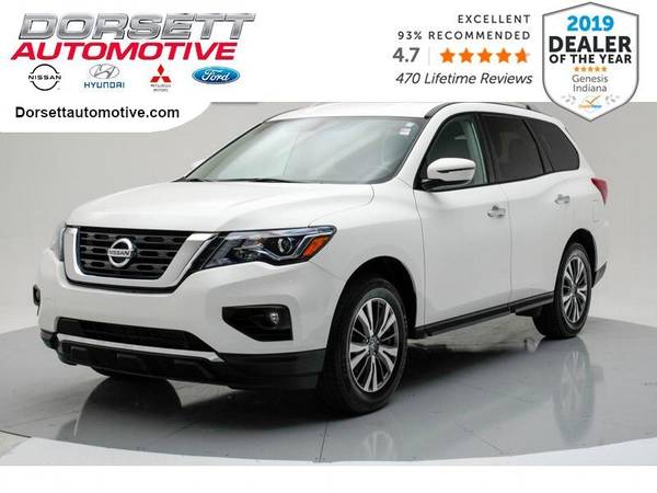 2018 Nissan Pathfinder hatchback Glacier White - cars & trucks - by... for sale in Terre Haute, IN – photo 5