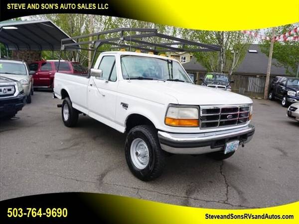 1997 Ford F-250 XL 2dr 4WD Standard Cab LB HD - - by for sale in Happy valley, OR – photo 4