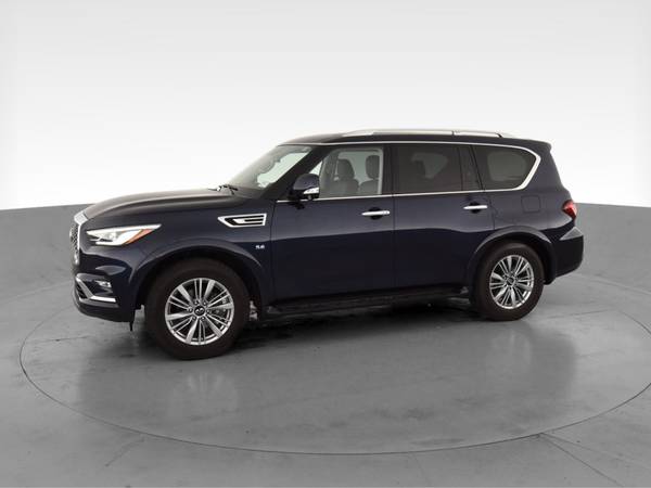 2019 INFINITI QX80 LUXE Sport Utility 4D suv Blue - FINANCE ONLINE -... for sale in Chicago, IL – photo 4
