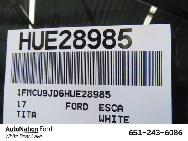 2017 Ford Escape Titanium 4x4 4WD Four Wheel Drive SKU:HUE28985 -... for sale in White Bear Lake, MN – photo 23