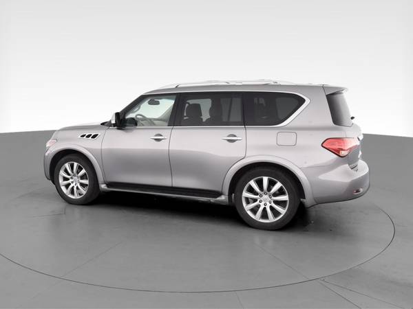 2012 INFINITI QX QX56 Sport Utility 4D suv Silver - FINANCE ONLINE -... for sale in Washington, District Of Columbia – photo 6