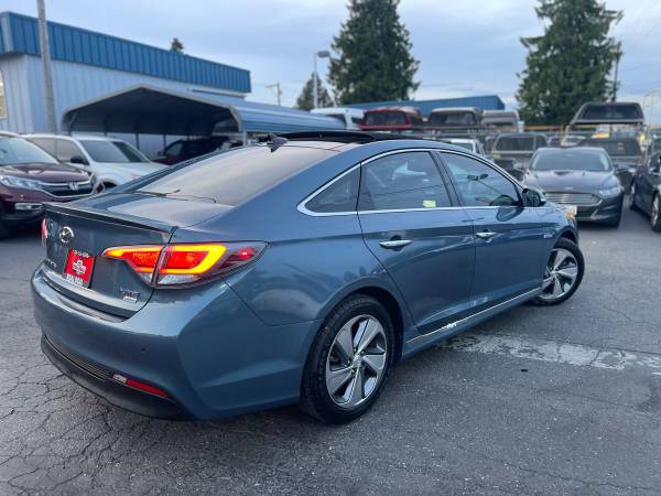 2016 Hyundai Sonata Hybrid Limited Blue Drive - cars & for sale in Everett, WA – photo 4