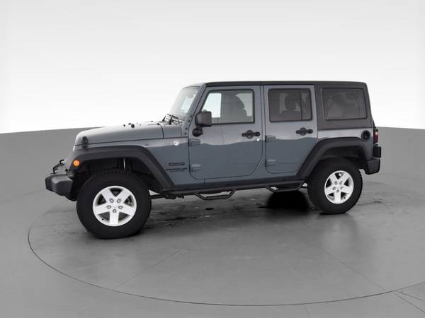 2015 Jeep Wrangler Unlimited Sport S SUV 4D suv Gray - FINANCE... for sale in Valhalla, NY – photo 4