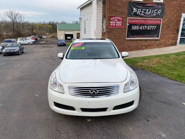 2007 Infiniti G35x AWD White Leather clean... for sale in Spencerport, NY – photo 3