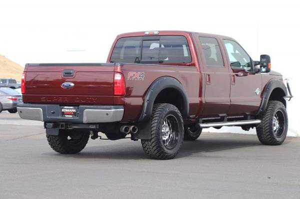 2015 Ford Super Duty F350 SRW LARIAT pickup Vermillion Red [R for sale in Nampa, ID – photo 5