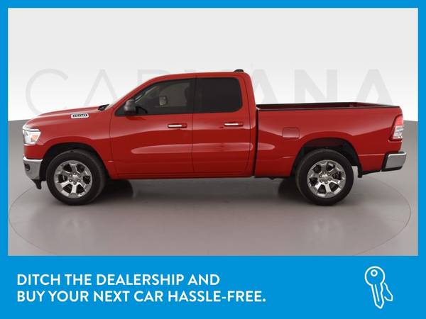 2019 Ram 1500 Quad Cab Big Horn Pickup 4D 6 1/3 ft pickup Red for sale in Yuba City, CA – photo 4