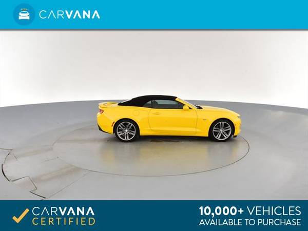 2017 Chevy Chevrolet Camaro LT Convertible 2D Convertible Yellow - for sale in Atlanta, FL – photo 10