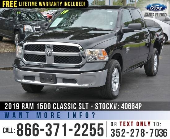 *** 2019 Ram 1500 Classic SLT 4WD *** SiriusXm - Flex Fuel - Camera... for sale in Alachua, FL – photo 3