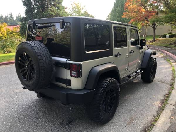 2012 Jeep Wrangler Unlimited Sport 4WD - Lifted, Wheels, Clean for sale in Kirkland, WA – photo 5