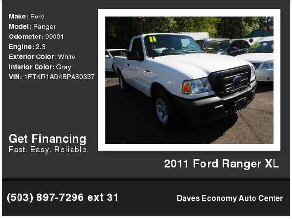 2011 Ford Ranger XL for sale in Portland, OR
