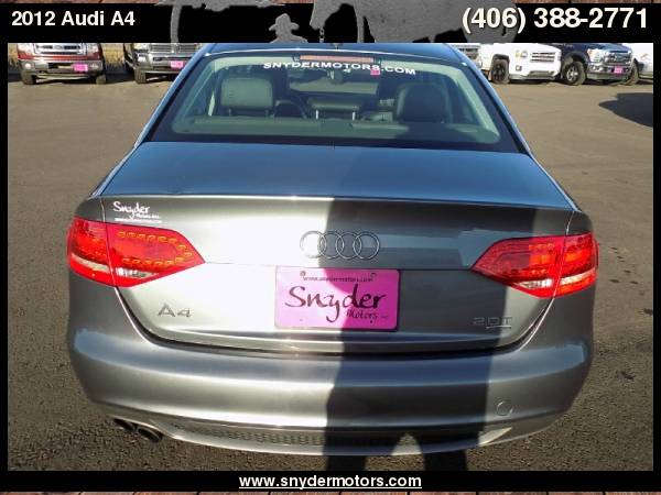2012 Audi A4 Premium Plus, ONLY 50K MILES!, AWD, TURBO! for sale in Belgrade, MT – photo 6