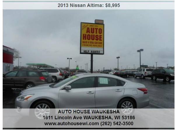 2013 Nissan Altima 2 5 S Good Miles sharp - - by for sale in Waukesha, WI