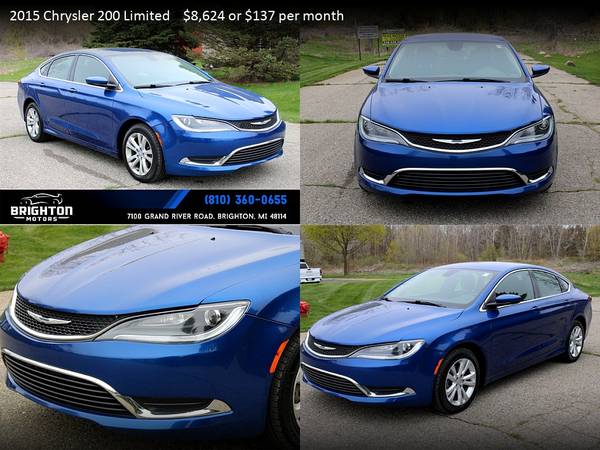 2015 Chrysler 200 Limited FOR ONLY 218/mo! - - by for sale in Brighton, MI – photo 21