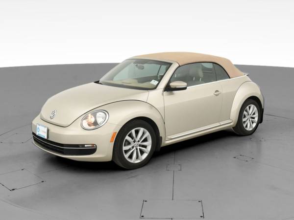 2014 VW Volkswagen Beetle TDI Convertible 2D Convertible Beige - -... for sale in Myrtle Beach, SC – photo 3