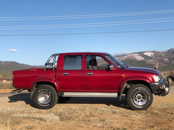 1995 Toyota Hilux Crew Cab 4WD 2 8L Diesel Pickup Truck - cars & for sale in Taos Ski Valley, NM – photo 5