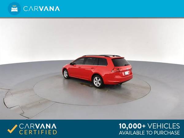 2015 VW Volkswagen Golf SportWagen TDI S Wagon 4D wagon RED - FINANCE for sale in Columbus, OH – photo 8