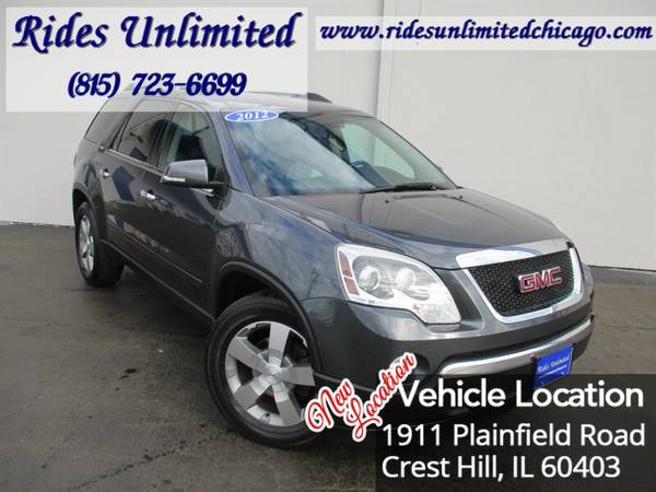2012 GMC Acadia SLT-1 - - by dealer - vehicle for sale in Crest Hill, IL – photo 7