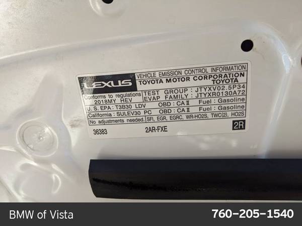 2018 Lexus ES 300h ES 300h SKU:J2183578 Sedan - cars & trucks - by... for sale in Vista, CA – photo 24