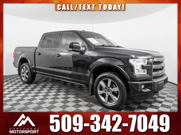 *LEATHER* 2015 *Ford F-150* Lariat FX4 4x4 - cars & trucks - by... for sale in Spokane Valley, WA