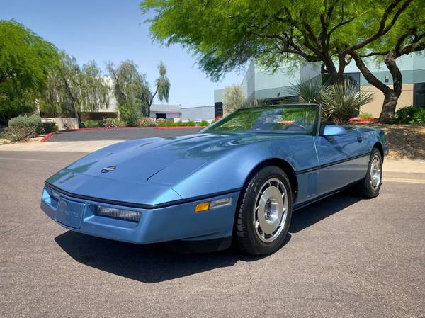 1987 Chevrolet Corvette - Nassau Blue - 1 Owner - AZ Vehicle! for sale in Scottsdale, AZ – photo 2