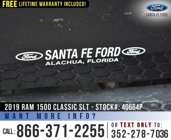 *** 2019 Ram 1500 Classic SLT 4WD *** SiriusXm - Flex Fuel - Camera... for sale in Alachua, FL – photo 9