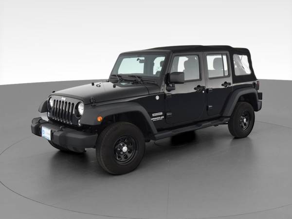 2014 Jeep Wrangler Unlimited Sport SUV 4D suv Black - FINANCE ONLINE... for sale in Albany, GA – photo 3