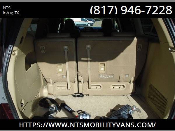 LEATHER 2010 HONDA ODYSSEY MOBILITY HANDICAPPED WHEELCHAIR RAMP VAN for sale in Irving, AR – photo 23