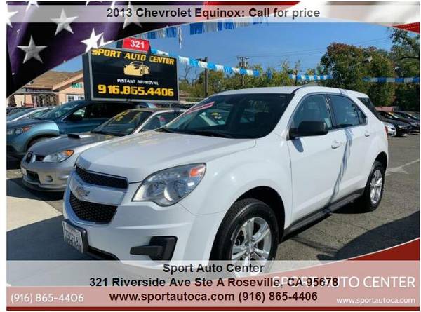 2013 Chevrolet Equinox LS 4dr SUV easy financing (2000 DOWN 179 MONTH) for sale in Roseville, CA