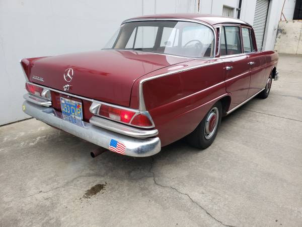 CLASSIC 1964 MERCEDES BENZ 220 220SE SEDAN - cars & trucks - by... for sale in Redwood City, CA – photo 2