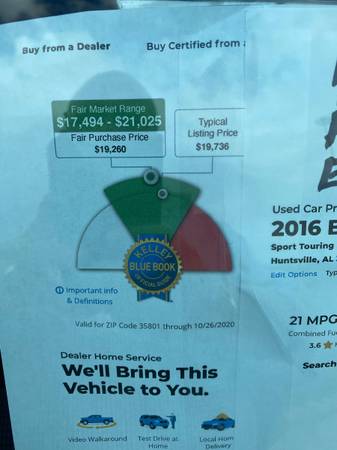 2016 Buick Lacrosse Avenir 52k New Tires! CERTIFIED! - cars & trucks... for sale in Huntsville, AL – photo 21