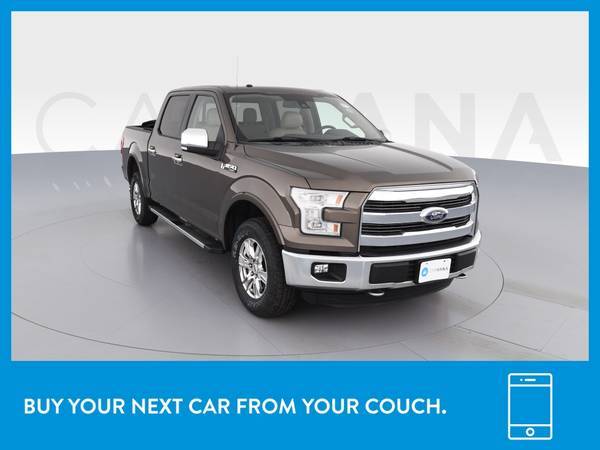 2015 Ford F150 SuperCrew Cab Lariat Pickup 4D 6 1/2 ft pickup Brown for sale in Asheville, NC – photo 12