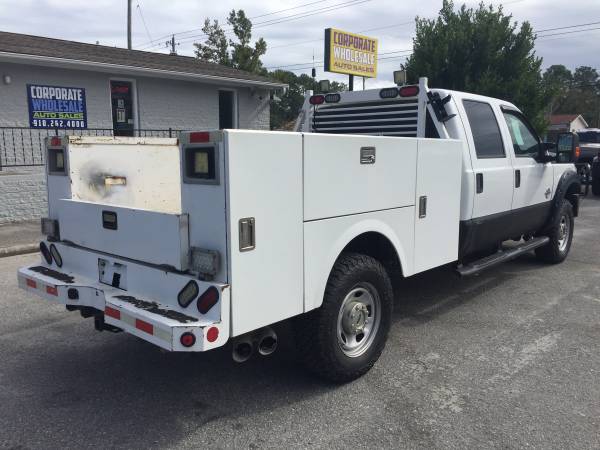 2012 FORD F350 SUPERDUTY SUPER CREW CAB 4 DOOR 4X4 9' UTILITY BODY... for sale in Wilmington, NC – photo 5