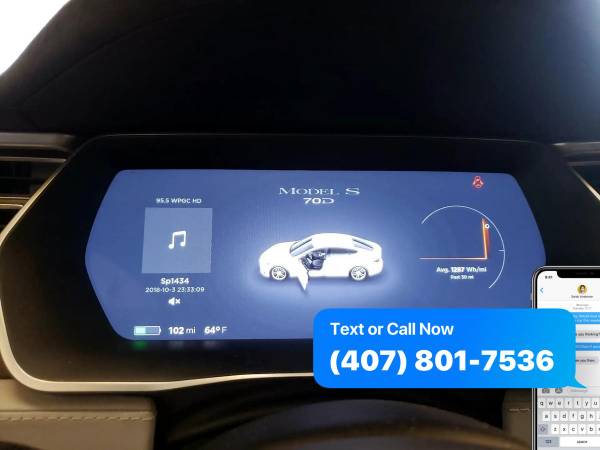 2015 Tesla Model S 70D Instant Approvals! Minimal money down! - cars... for sale in Orlando, FL – photo 5