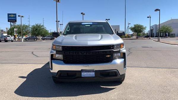 2020 Chevy Chevrolet Silverado 1500 Work Truck pickup Silver Ice for sale in El Paso, TX – photo 2