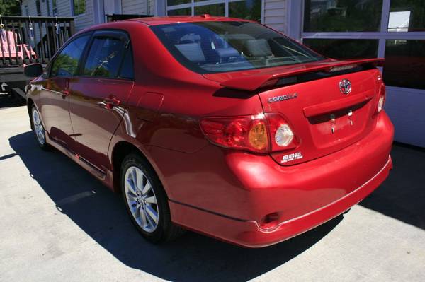 2009 TOYOTA COROLLA "S" 5SPD MANUAL-BEAUTIFUL BARCELONA RED! for sale in Barre, VT – photo 4