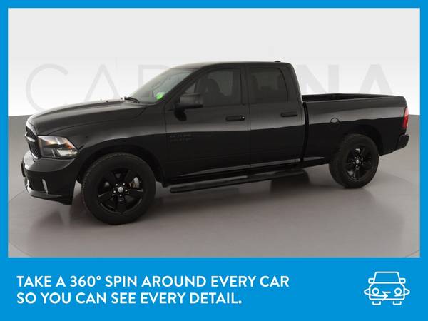 2017 Ram 1500 Quad Cab Express Pickup 4D 6 1/3 ft pickup Black for sale in Cookeville, TN – photo 3