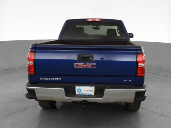 2014 GMC Sierra 1500 Double Cab SLE Pickup 4D 6 1/2 ft pickup Blue -... for sale in Hartford, CT – photo 9