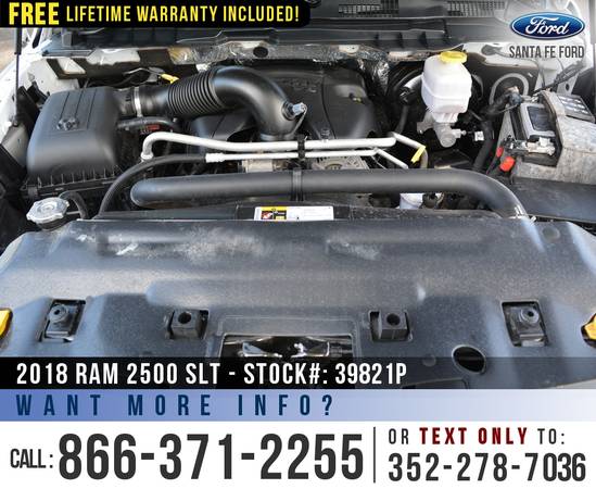 ‘18 Ram 2500 SLT 4WD *** Camera,Tinted Windows, SiriusXM *** for sale in Alachua, FL – photo 10