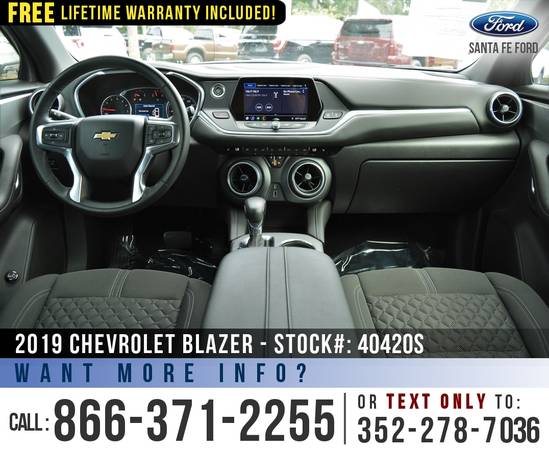 *** 2019 Chevrolet Blazer *** Touchscreen - Apple CarPlay - Onstar -... for sale in Alachua, FL – photo 14
