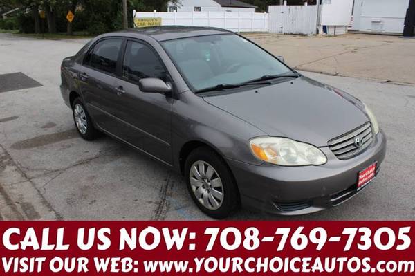 *2003* *TOYOTA COROLLA LE* 1OWNER 4CYLINDER GAS SAVER CD KEYLES 111549 for sale in posen, IL – photo 3