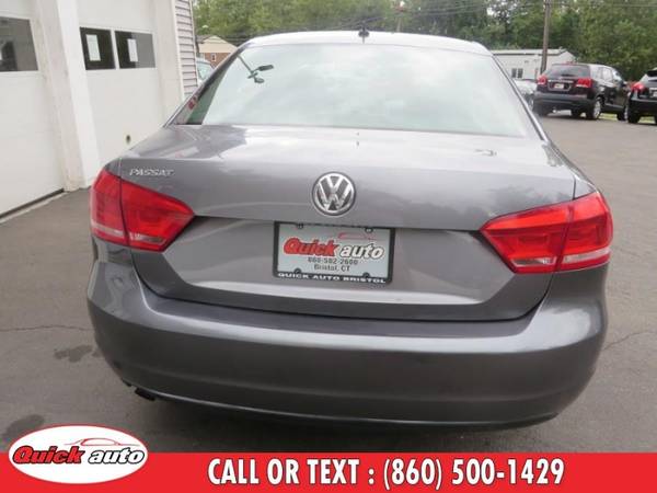 2013 Volkswagen Passat 4dr Sdn 2.5L Auto S w/Appearance PZEV with -... for sale in Bristol, CT – photo 5