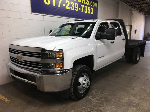 2015 Chevrolet 3500 HD DRW Crew Cab 6.6L Diesel Flatbed - cars &... for sale in Arlington, IA – photo 4