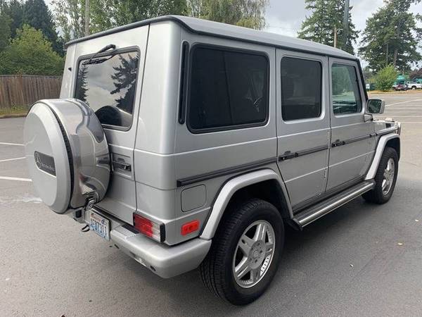 Silver 2003 Mercedes-Benz G-Class G 500 AWD 4MATIC 4dr SUV for sale in Lynnwood, WA – photo 8