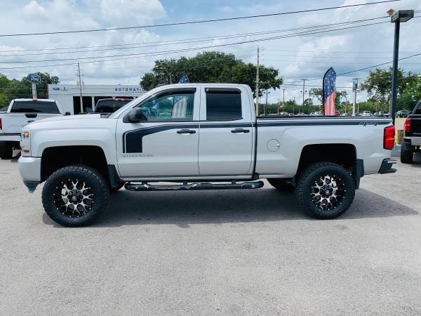 2017 Lifted Chevrolet Silverado 1500 CUSTOM Double Cab 4WD - cars &... for sale in Jacksonville, FL – photo 4