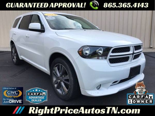 2013 DODGE DURANGO SXT*3rd Row Seats*1 OWNER*No Accidents*Sunroof* for sale in SEVIERVILLE, KY