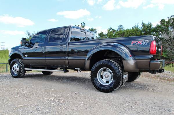 2015 FORD F350 KING RANCH 4X4 - BLK ON BLK - NAV ROOF- NEW 35" TOYO MT for sale in Leander, AR – photo 6